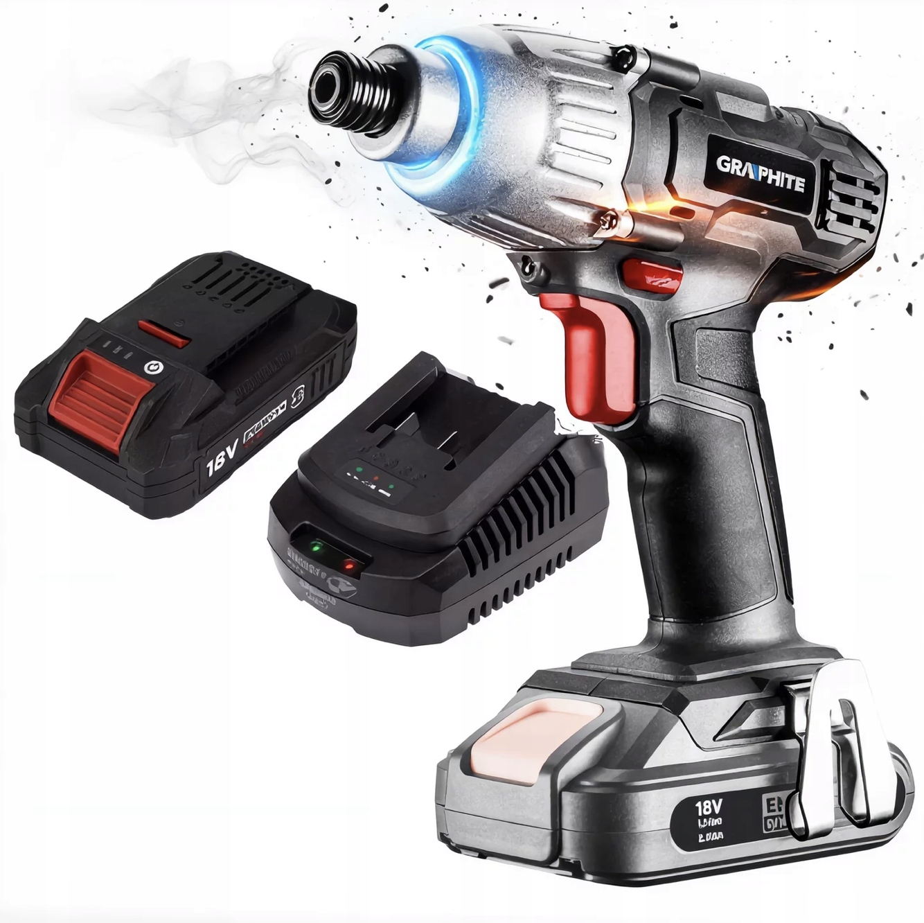 Graphite Šroubovák Akumulátor 4AH Energy+ 18V 58G012 Napájecí Zdroj Sada