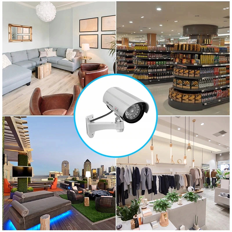 KAMERA ATRAPA IR LED KAMERY ZEWNĘTRZNA Z DIODĄ Kod producenta T-28