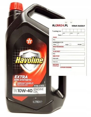 

Olej Texaco Havoline Extra 10W40 5L