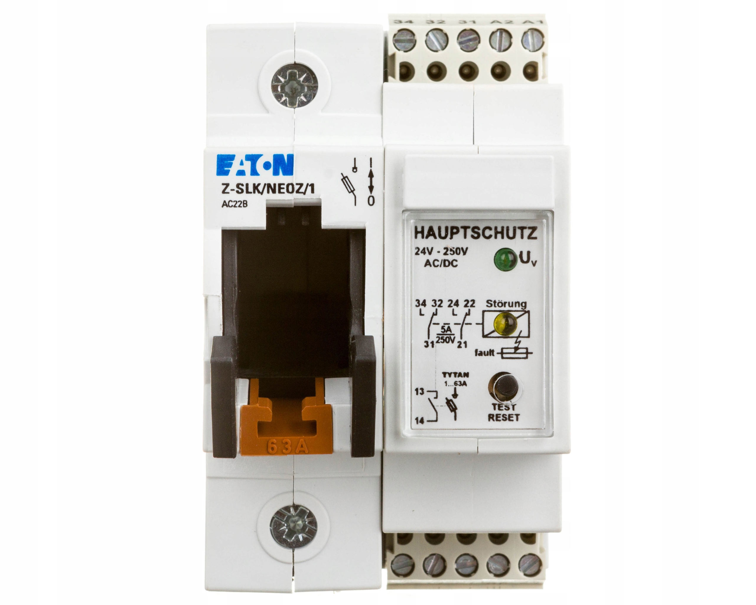 Podstawa rozłącznika z kontrolą .1P 63A D02 Z-SLK/NEOZ/1 248238 EATON
