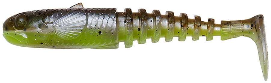 Savage Gear Gobster Shad 11.5cm Green Pearl Yel.