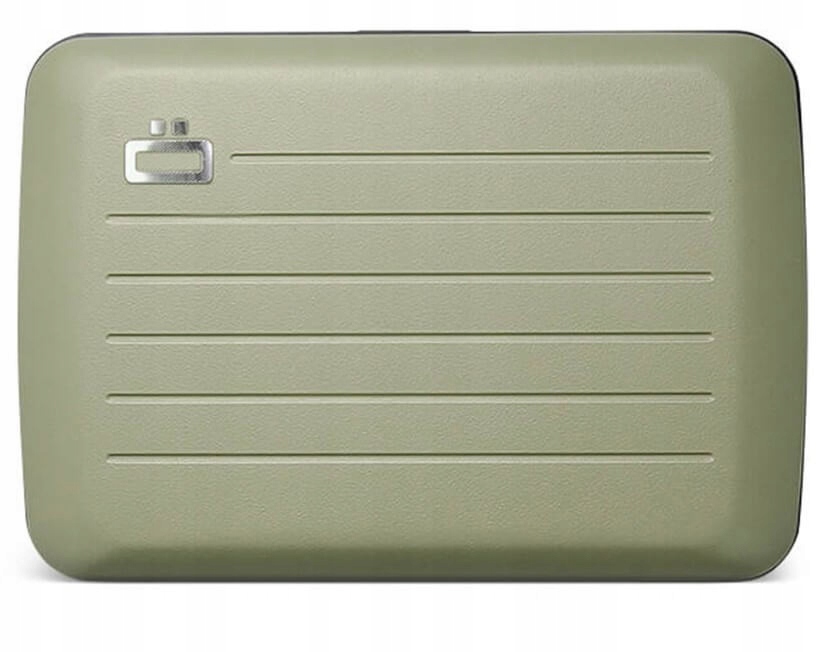 Cestovní hliníková peněženka Stockholm V2 matt cactus green Ogon Designs