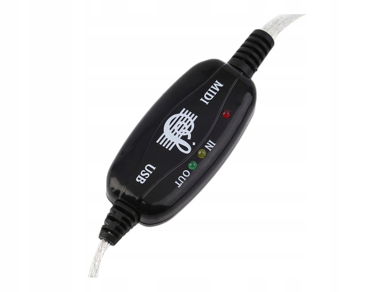 MIDI interfejs na USB dwustronny kabel MIDI 2m Kod producenta MIDI