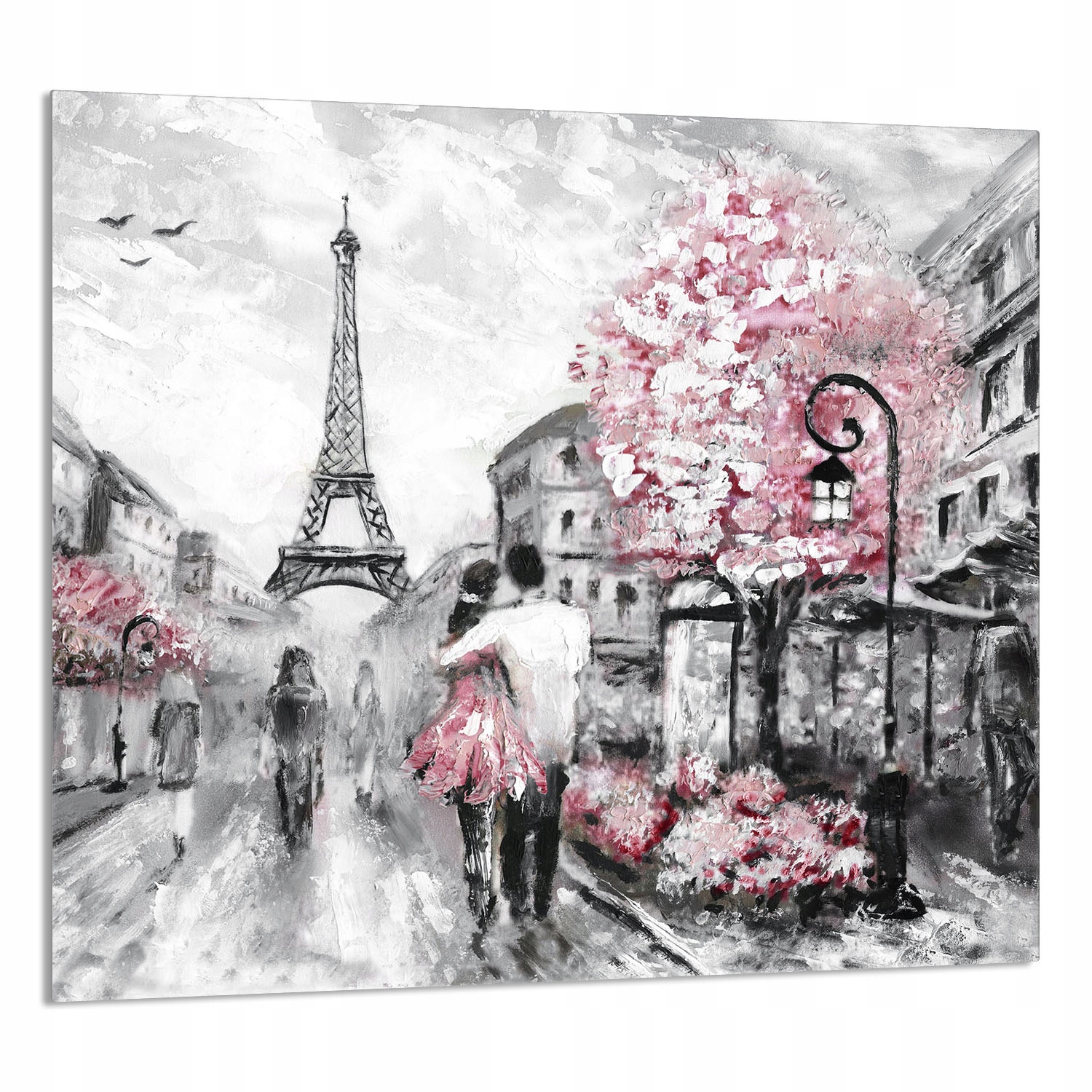 Skleněný Panel Do Kuchyně 65x60 Paříž Tvrzené Sklo