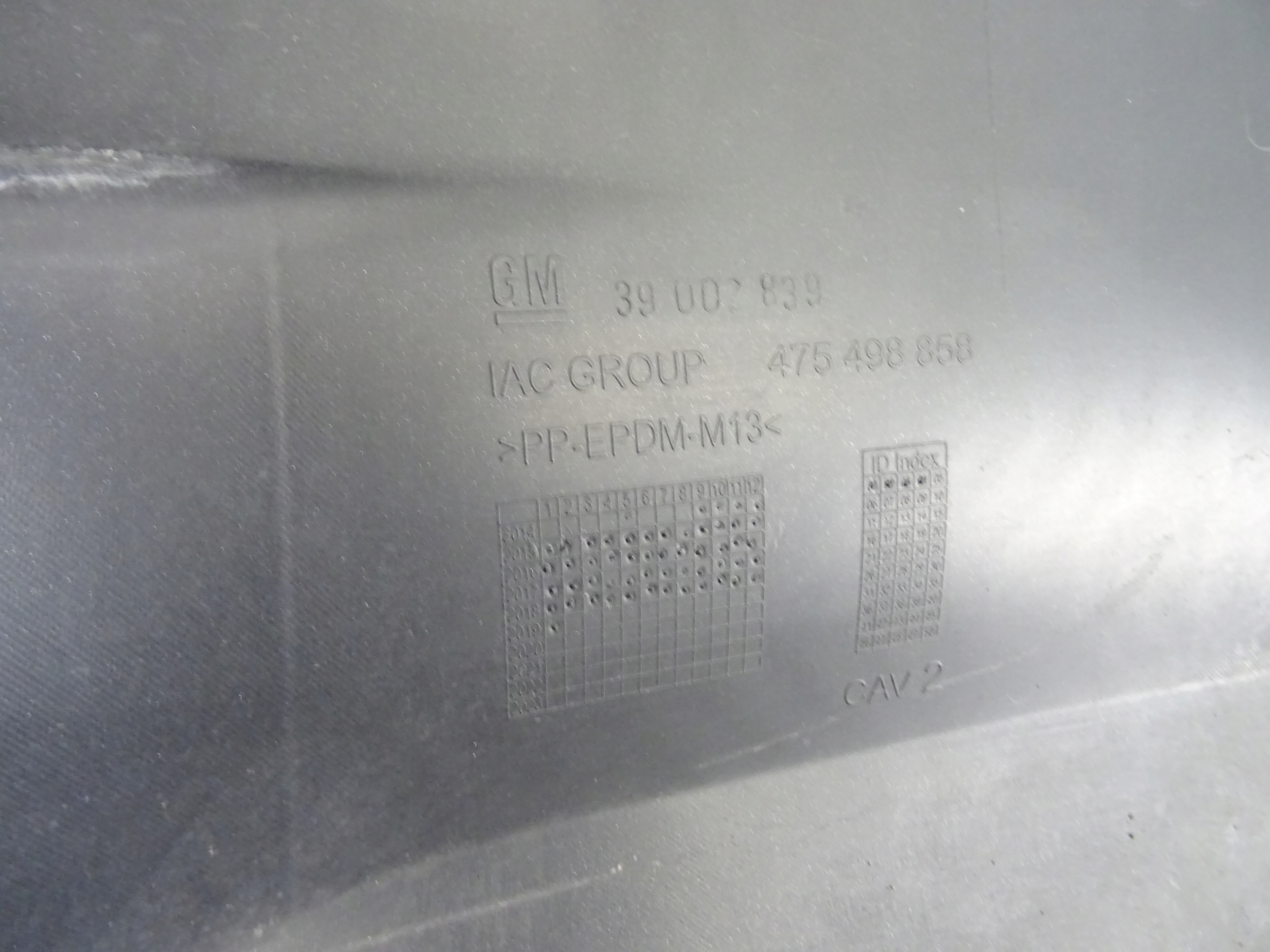 OPEL CORSA E 5D bumper rear part rear