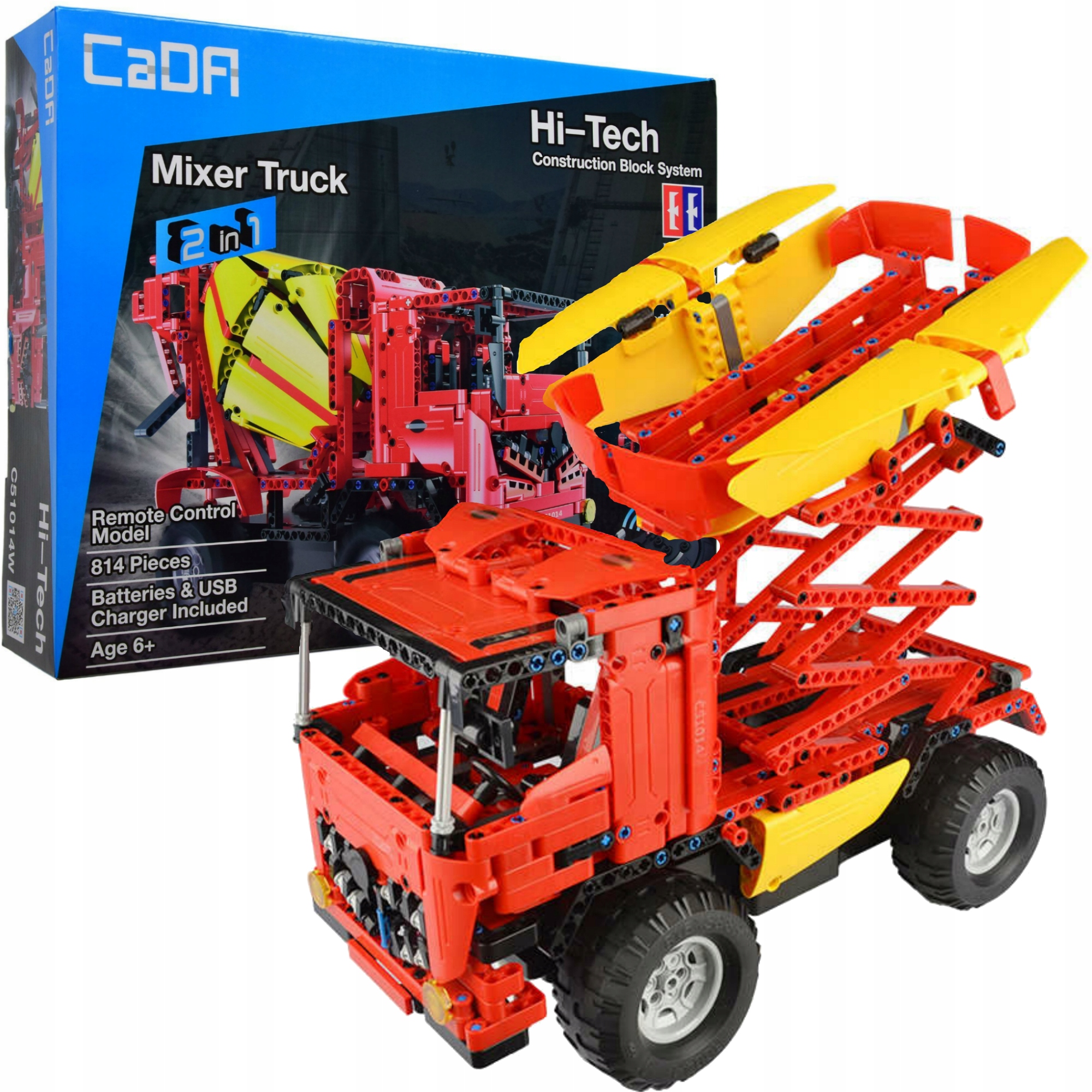 

Klocki Technic Betoniarka Podnośnik Sterowana Rc
