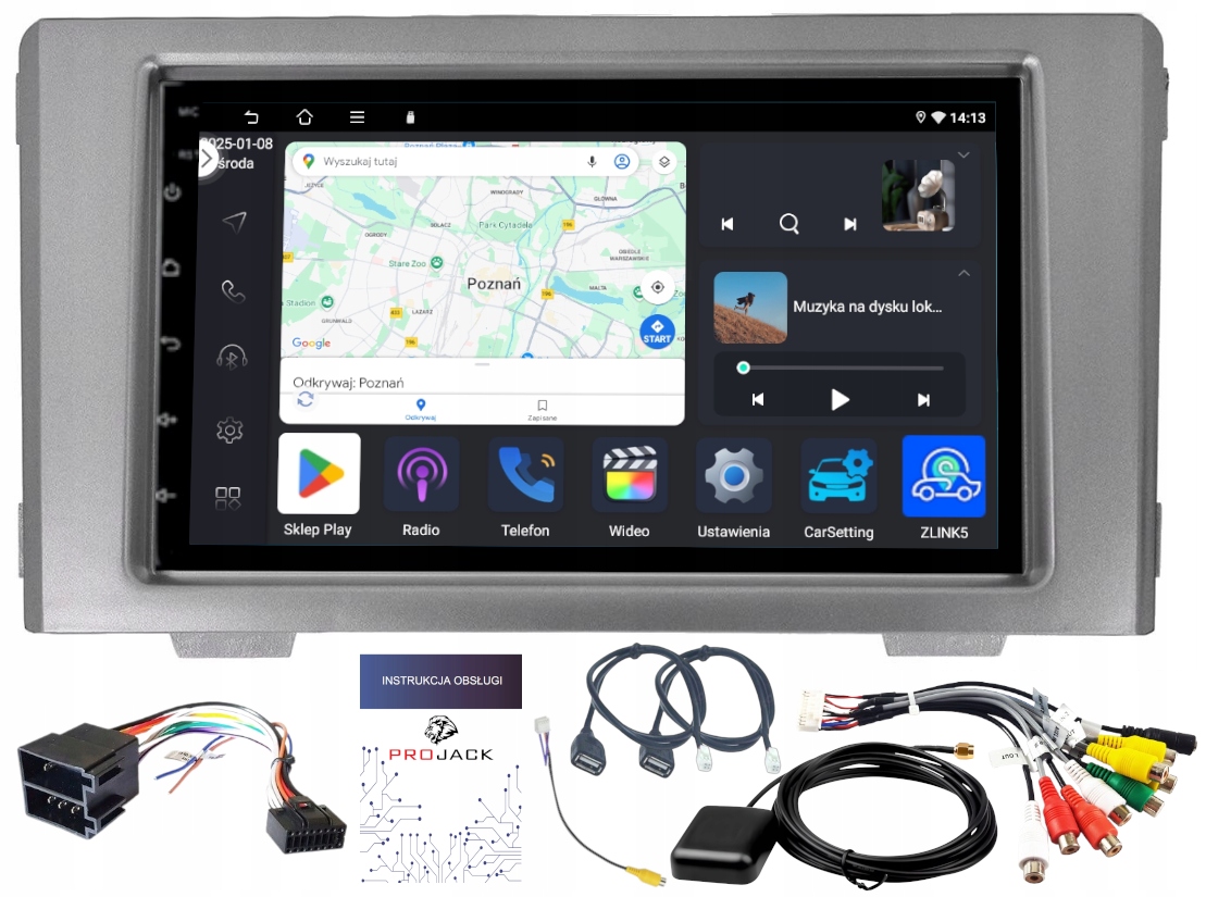 Rádio Navigácia Android Auto Carplay Iveco Daily 2006-2013 4GB 64GB