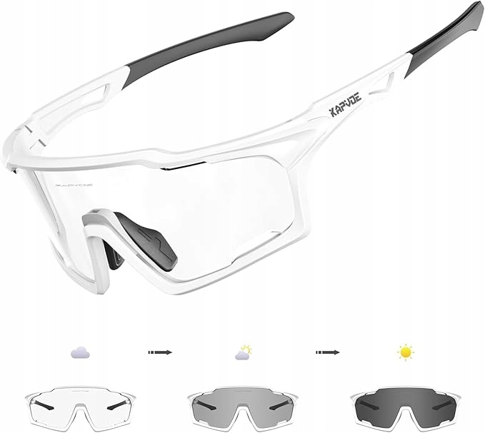 Fotochromatické cyklistické brýle s ochranným rámečkem UV400 TR90 Kapvoe