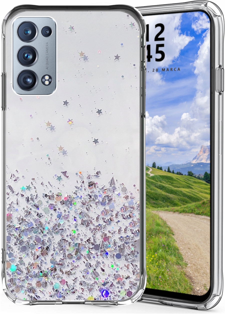 

Etui do Oppo Reno 6 Pro 5G Glitter Case Brokat