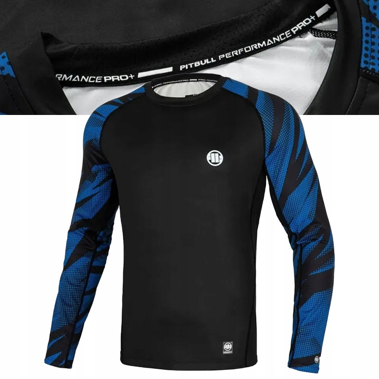 Męski Longsleeve Rashguard Pitbull Performance Pro plus Belt