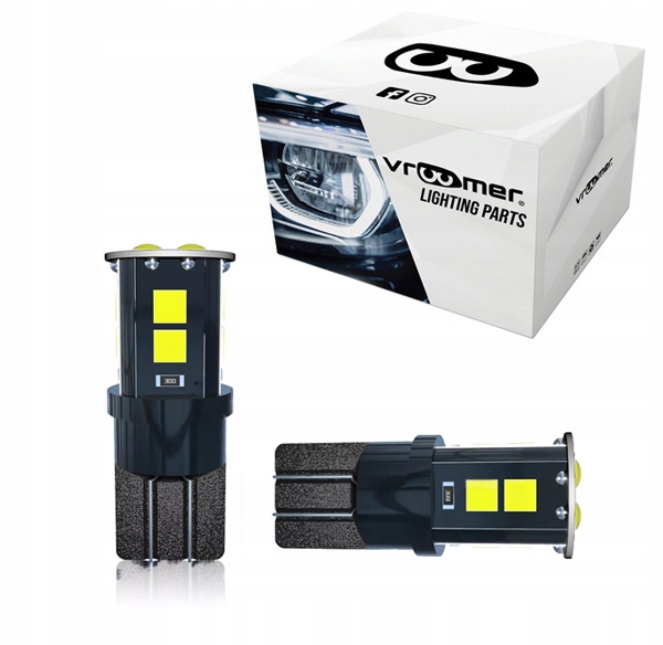 

2x Żarówka W5W T10 12x3030W Led