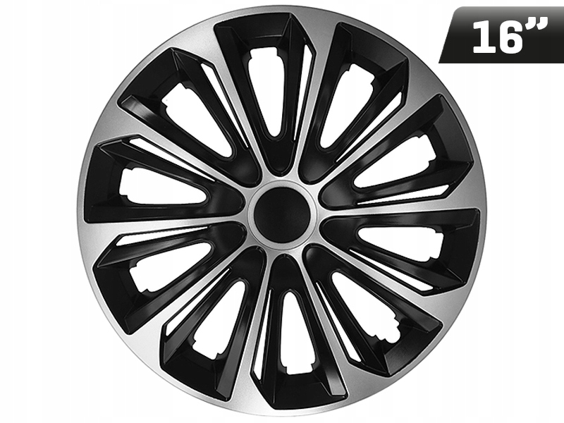 

Kołpaki Strong Duocolor silver black 16"kpl