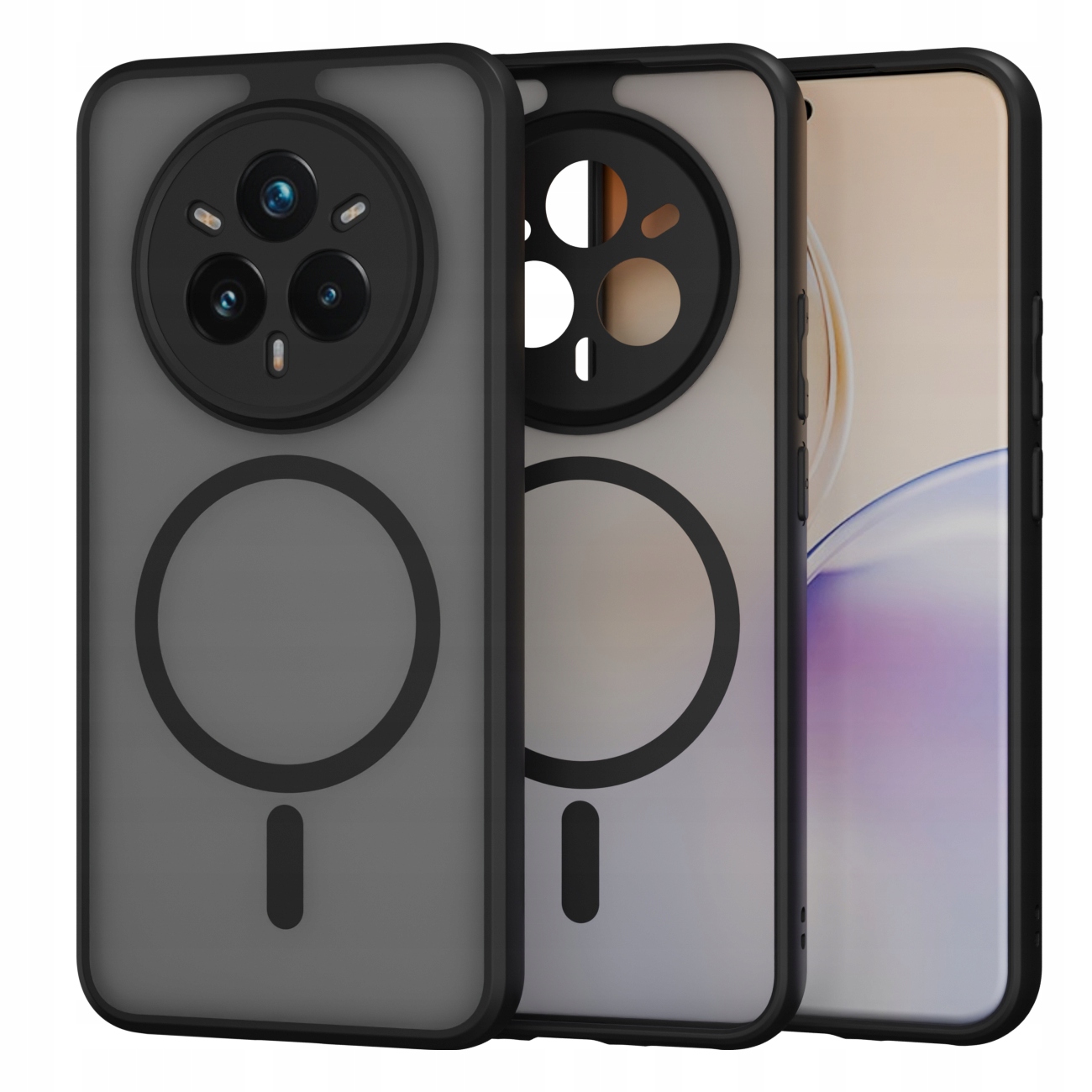 Etui magnetyczne do Realme 14 Pro Plus, matowy case, pokrowiec, obudowa