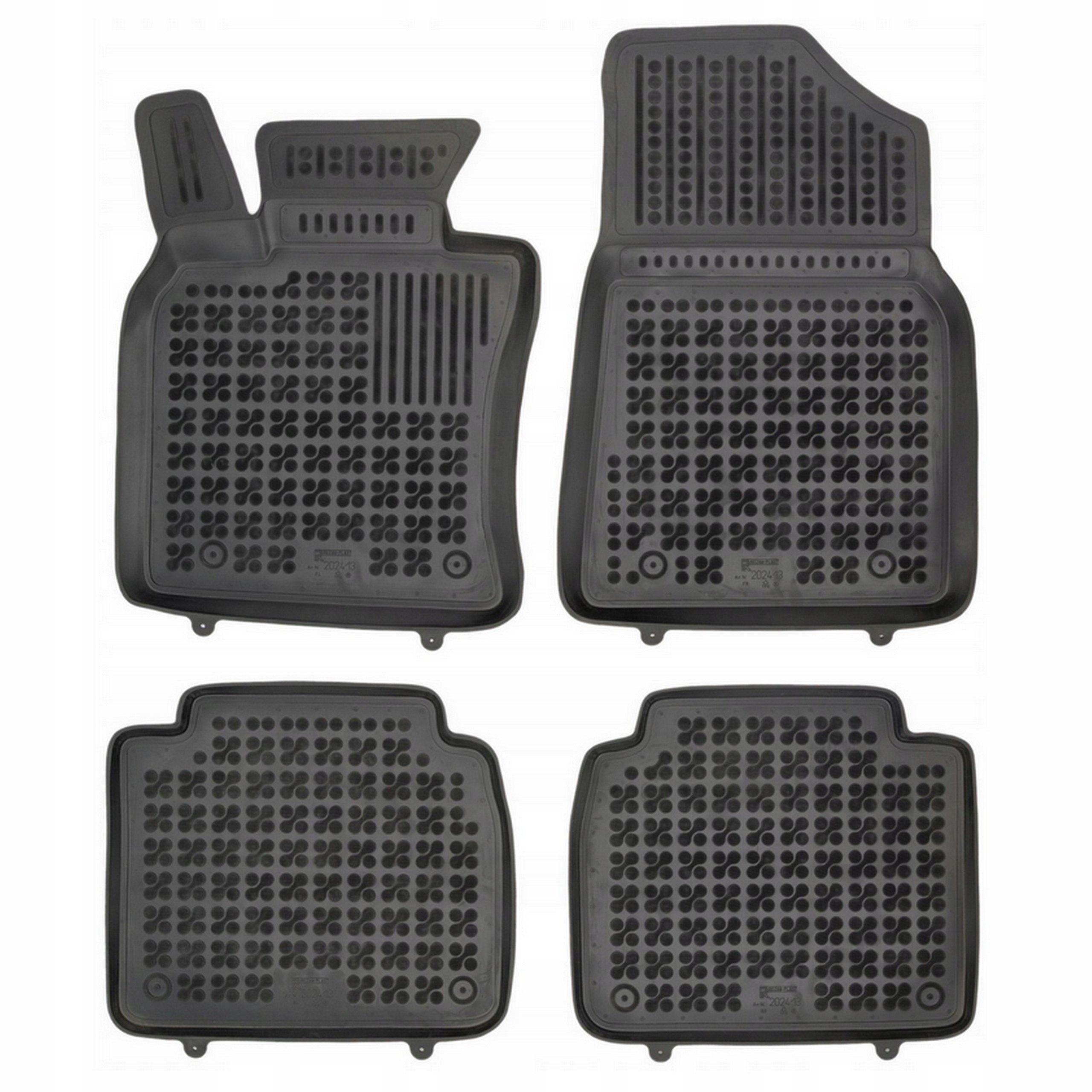 Lexus Es VII od roku 2018 Gumové Koberce s vysokým okrajom 3 cm, korytka