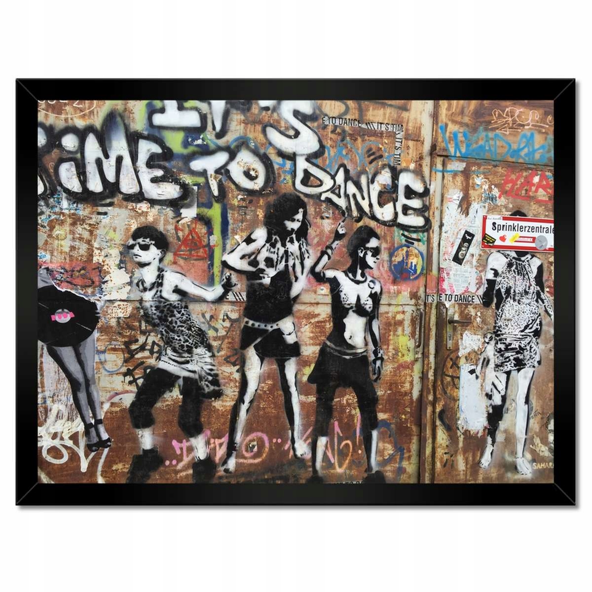 Plakáty v rámu 40x30 Graffiti Uliční umění