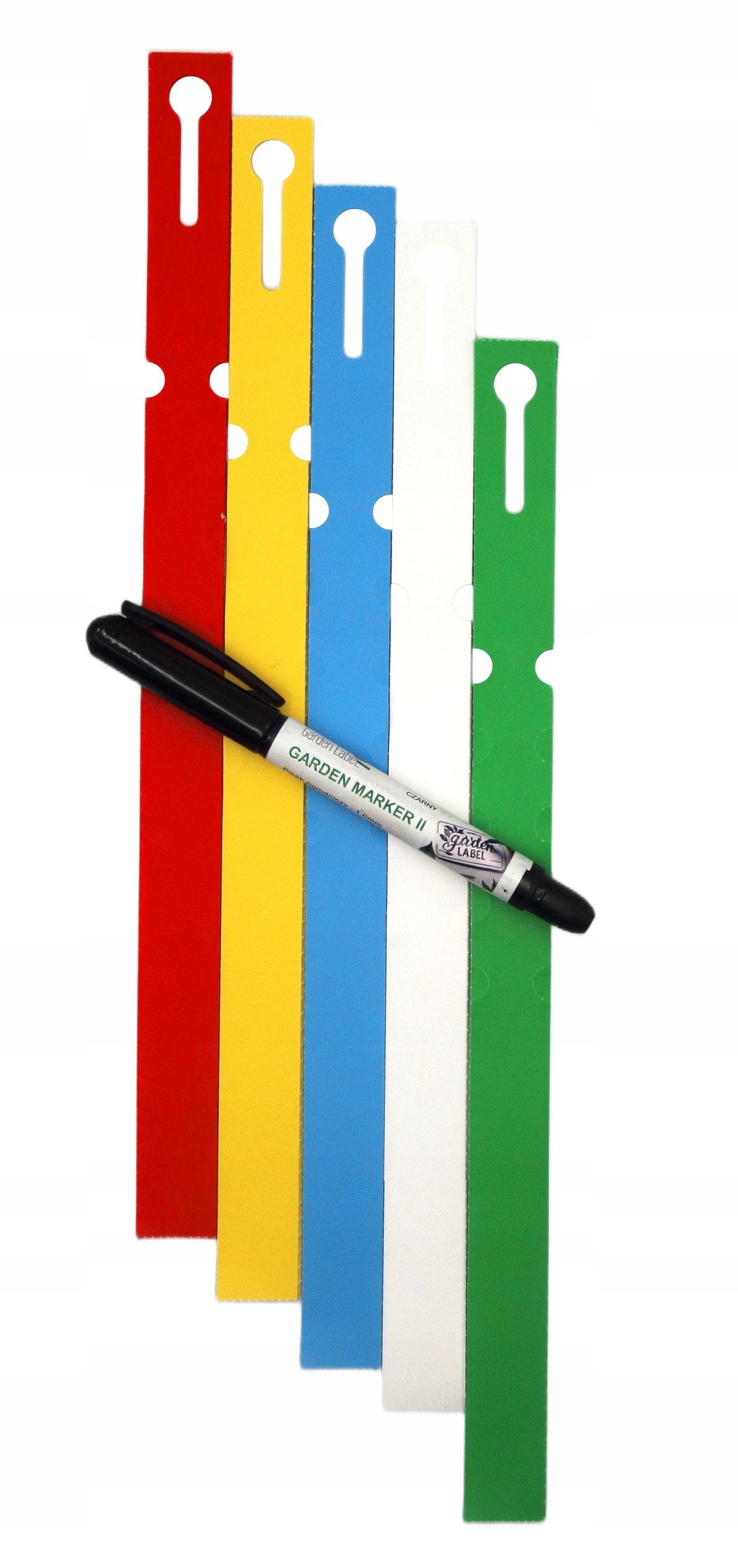 Marker II+ Etikety 5 Smyčkové barvy pro popis rostlin 300x20 mm (20x300) 500