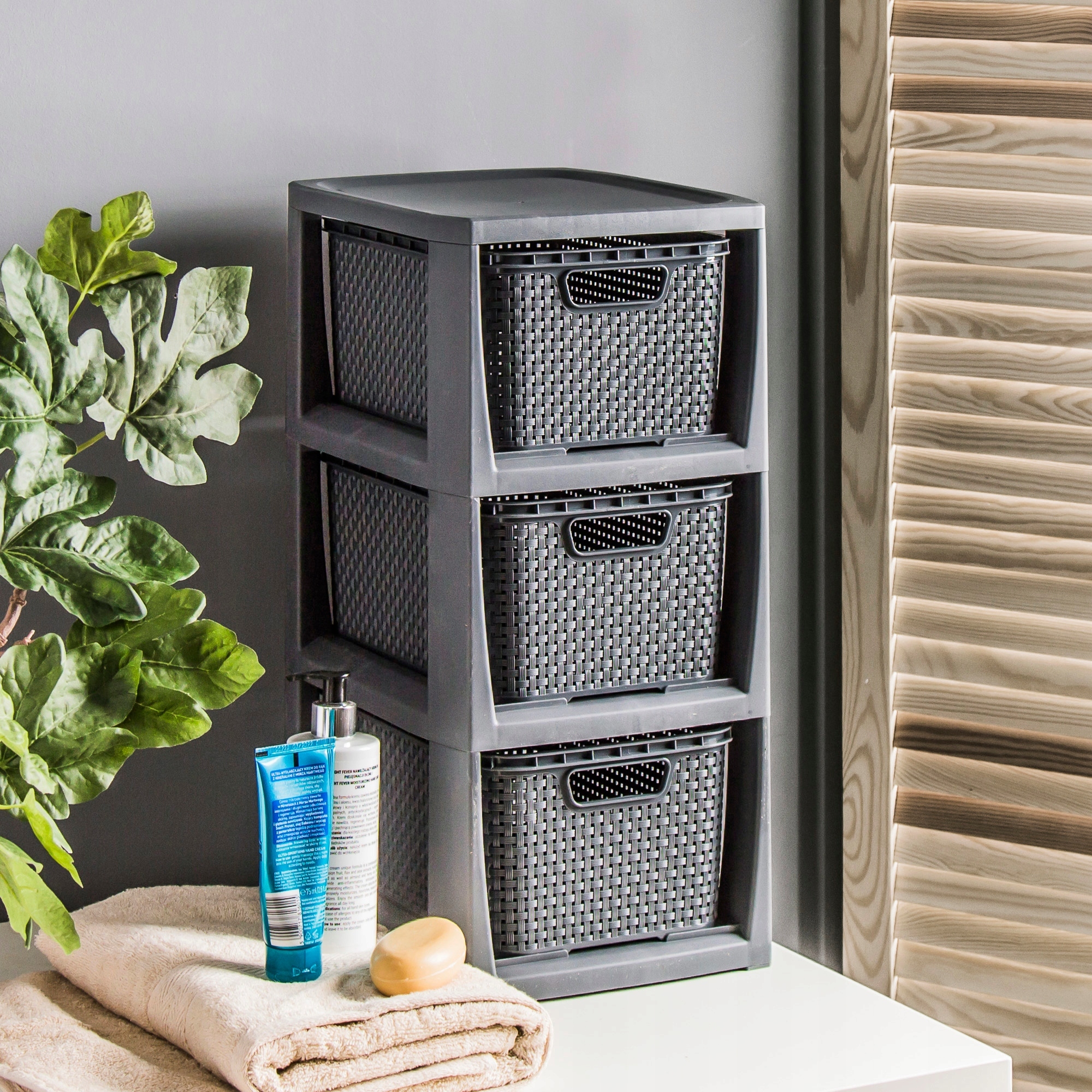 SZAFKA DO ŁAZIENKI UNIWERSALNY REGAŁ 3 PÓŁEK Kod producenta 1725b