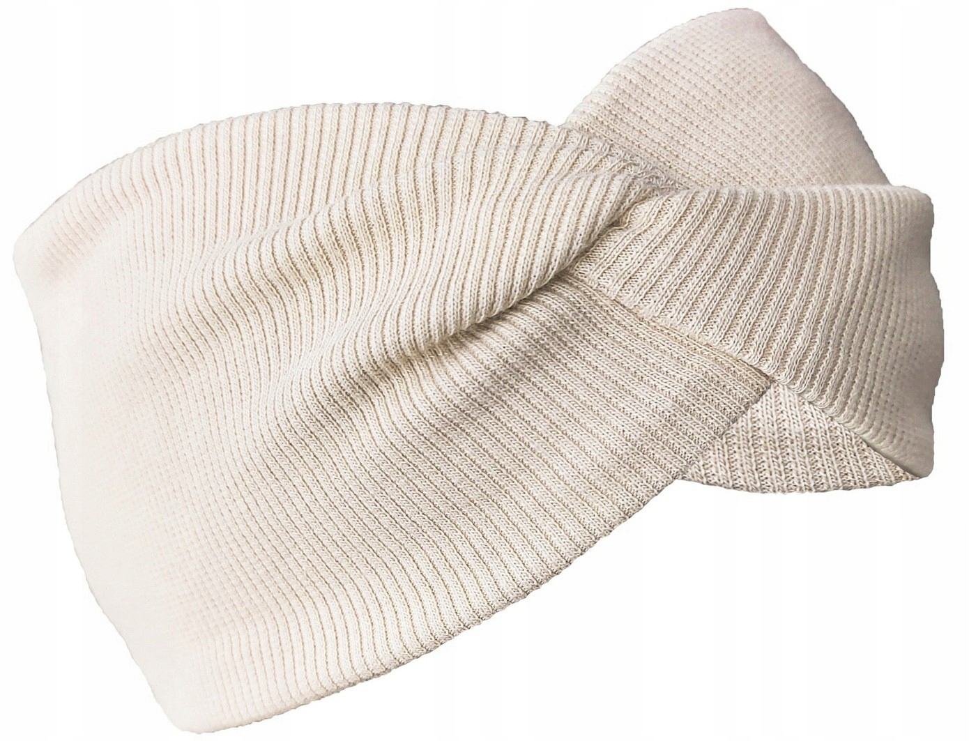 

Opaska Szeroka Przeplatana ecru 46-52 1-12 lat