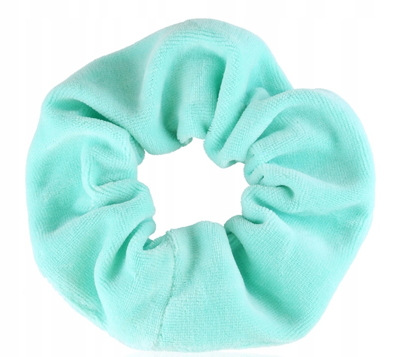

Gumka do włosów duża Scrunchie Turkusowa