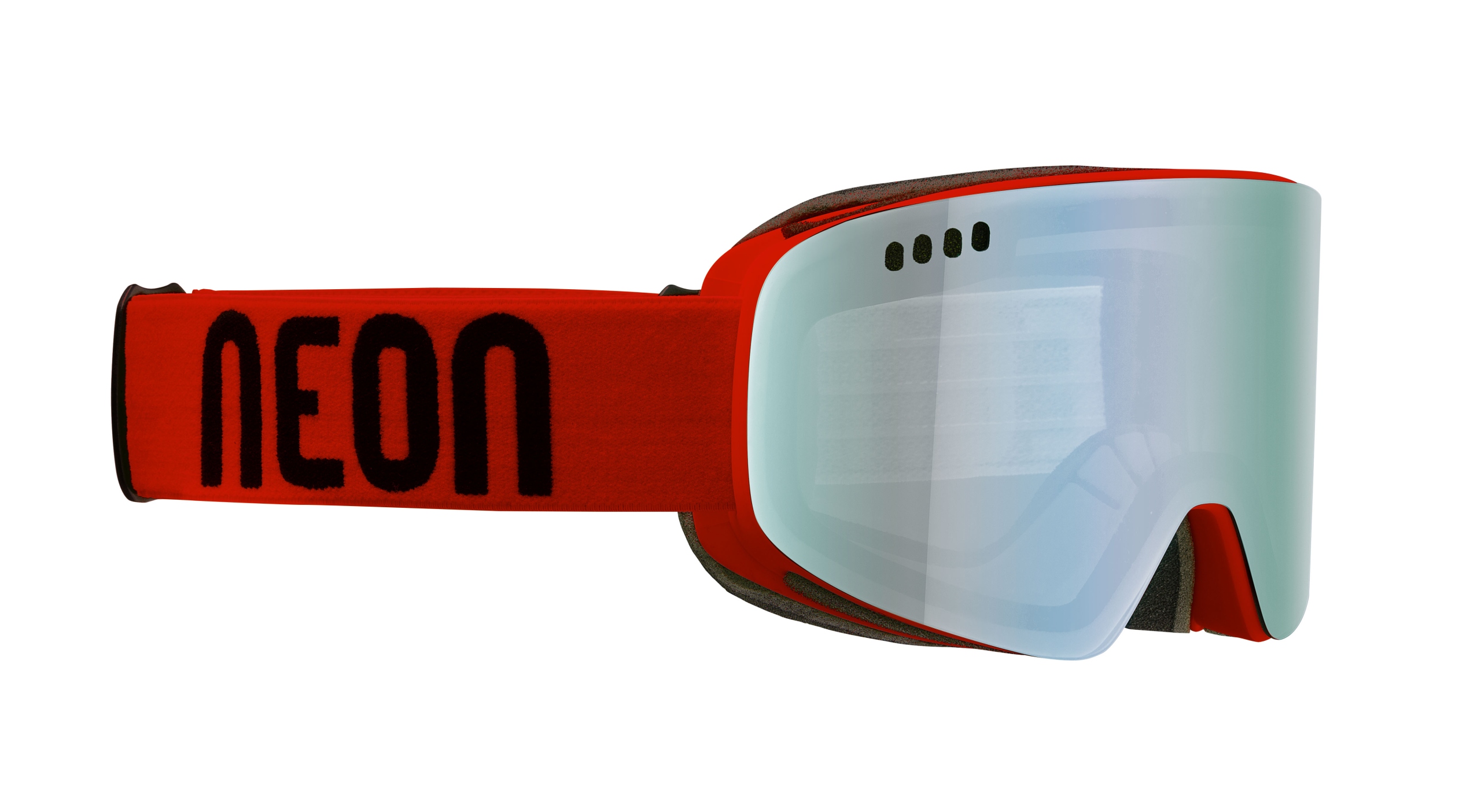 Lyžařské Brýle Neon Light Red Mirror Acciaio CAT3