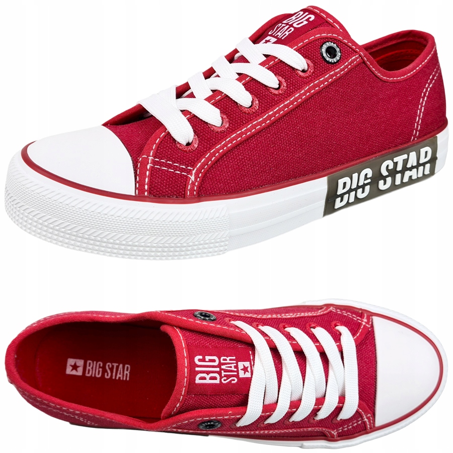 

Buty Big Star trampki damskie czerwone HH274115 41