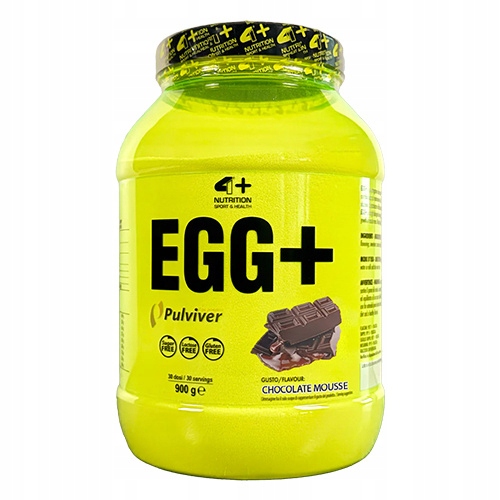 Vaječné bílkoviny 4+ Nutrition Egg+ 900 g Prášek Čokoláda Doplněk Stravy