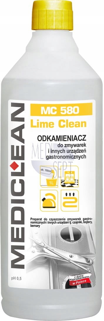 

Mediclean MC 580 1L Lime Clean Preparat do odkam