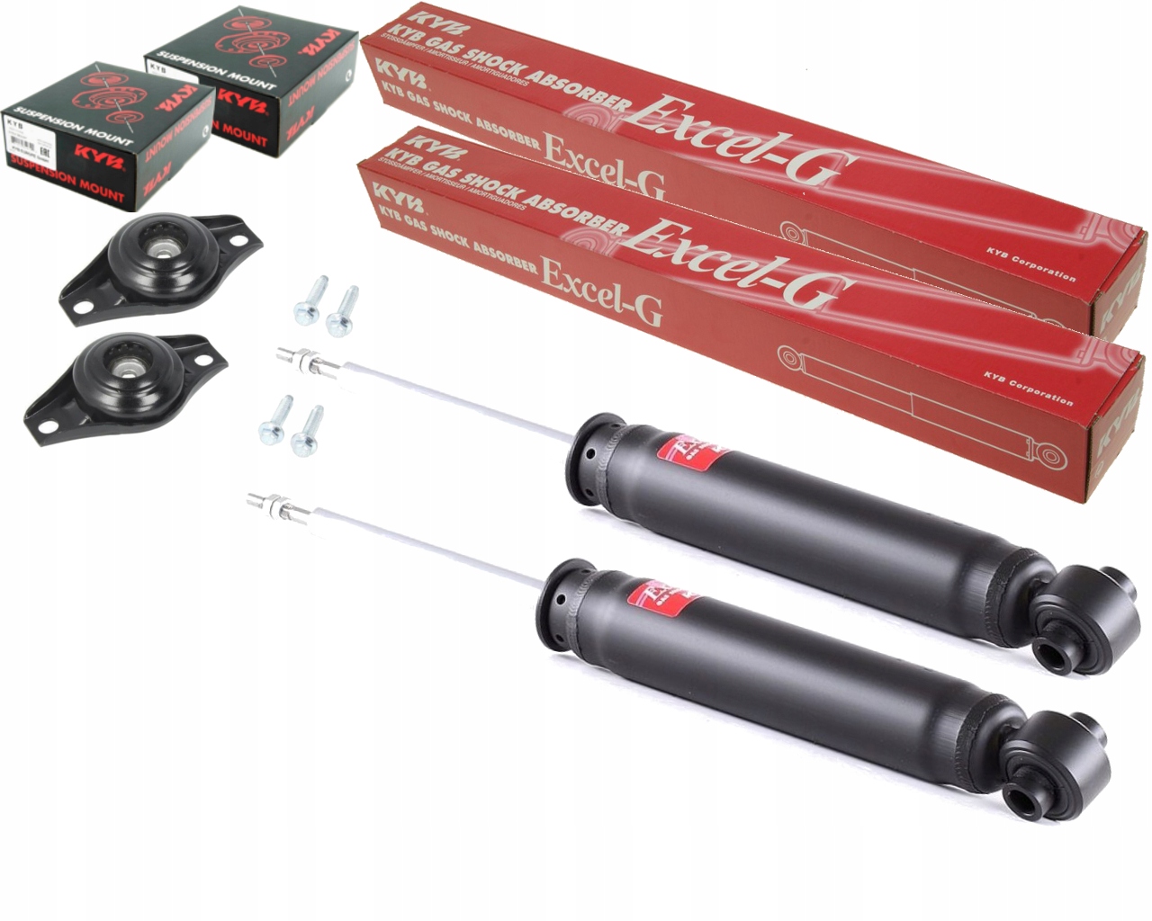 Kyb 2x Tlumiče Polštáře Ford Mondeo IV MK4 S-max Galaxy Volvo Zadní