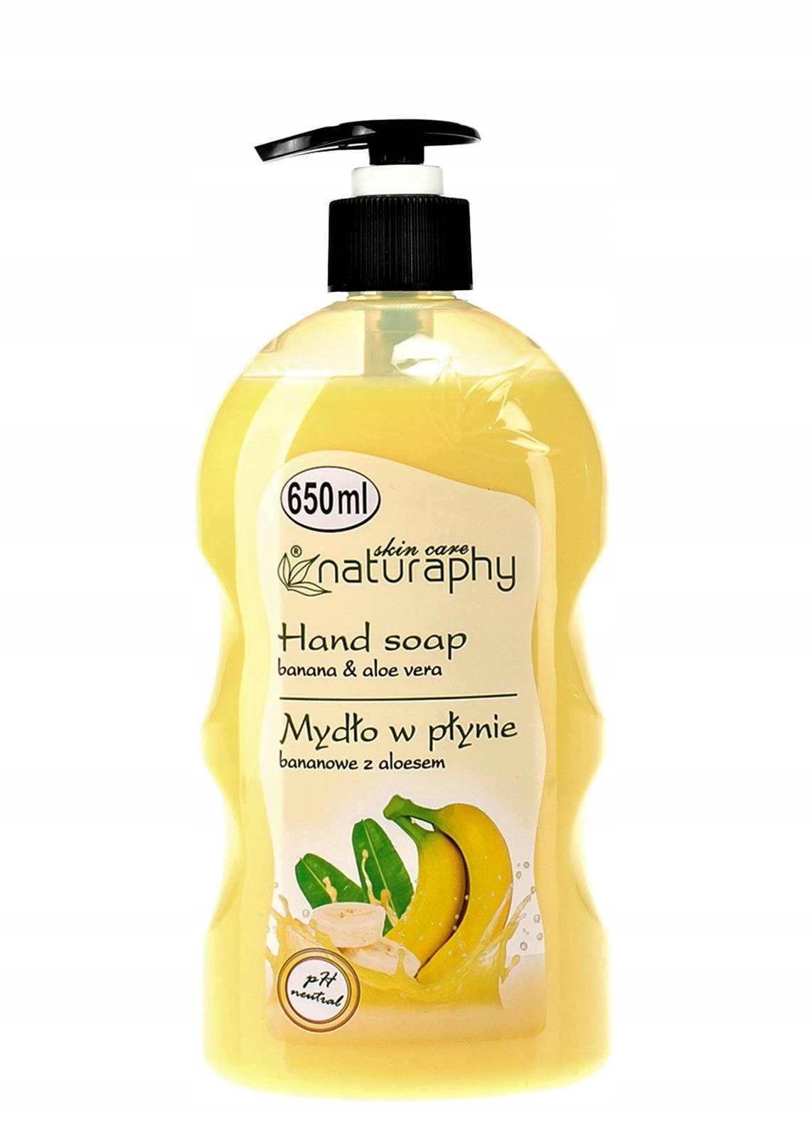 

Mydło do rąk w płynie bananowe z aloesem 650 ml