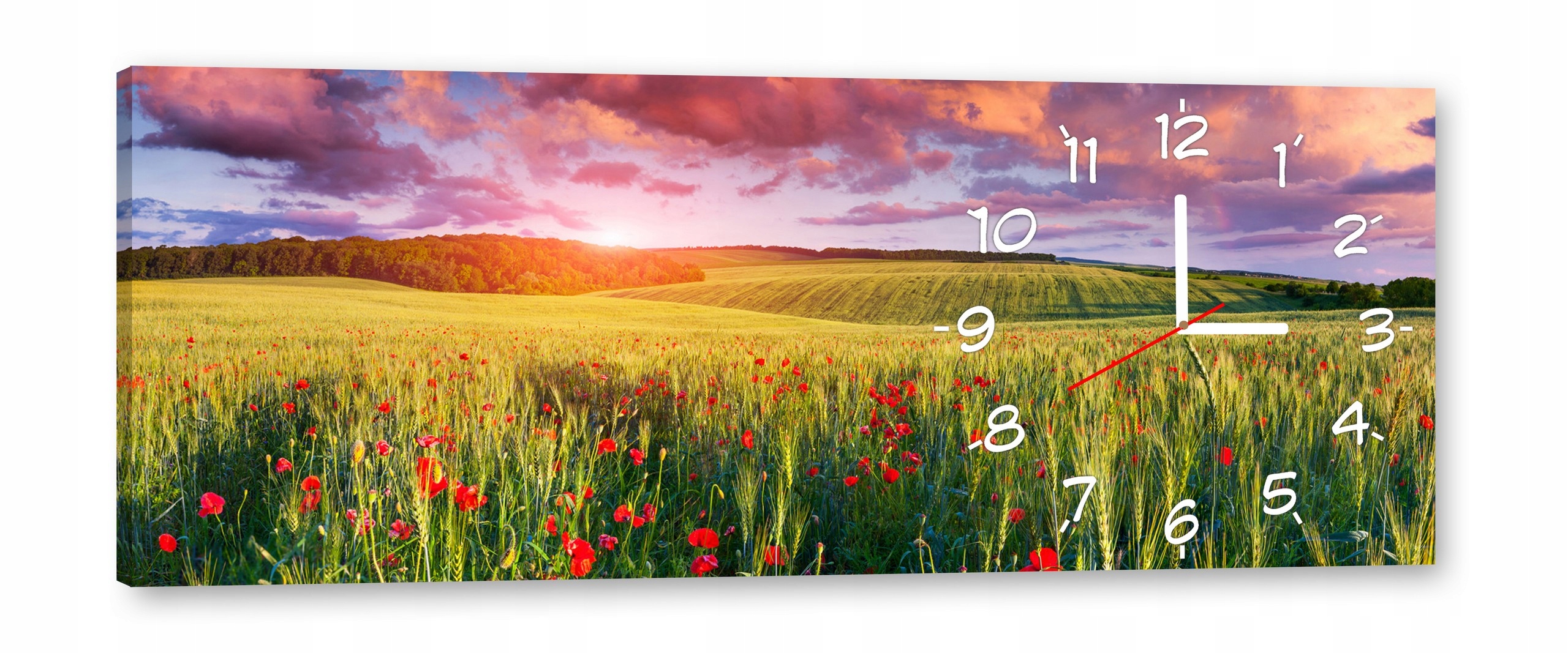 

Zegar Panorama Obrazy na płótnie 100x40 Obraz