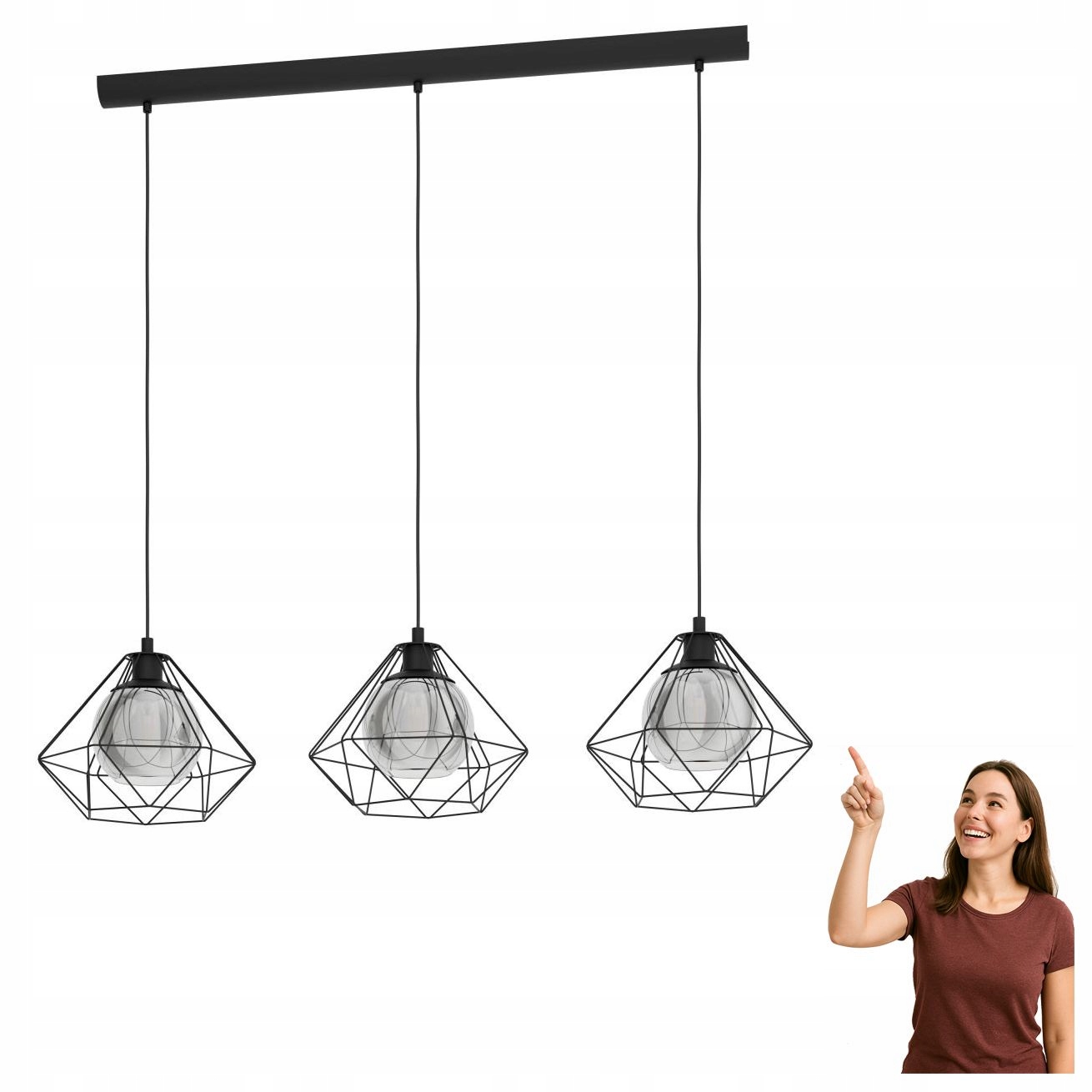 Závěsná lampa Vernham 43483 Eglo