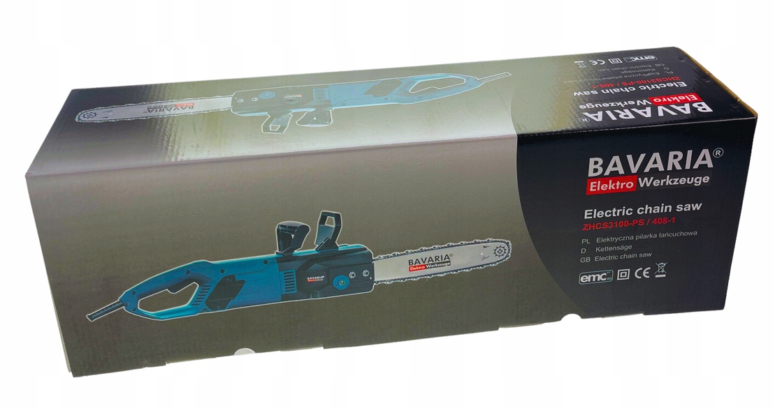 PIŁA ŁAŃCUCHOWA PILARKA ELEKTRYCZNA 3100W 16" Producent prowadnicy Bavaria