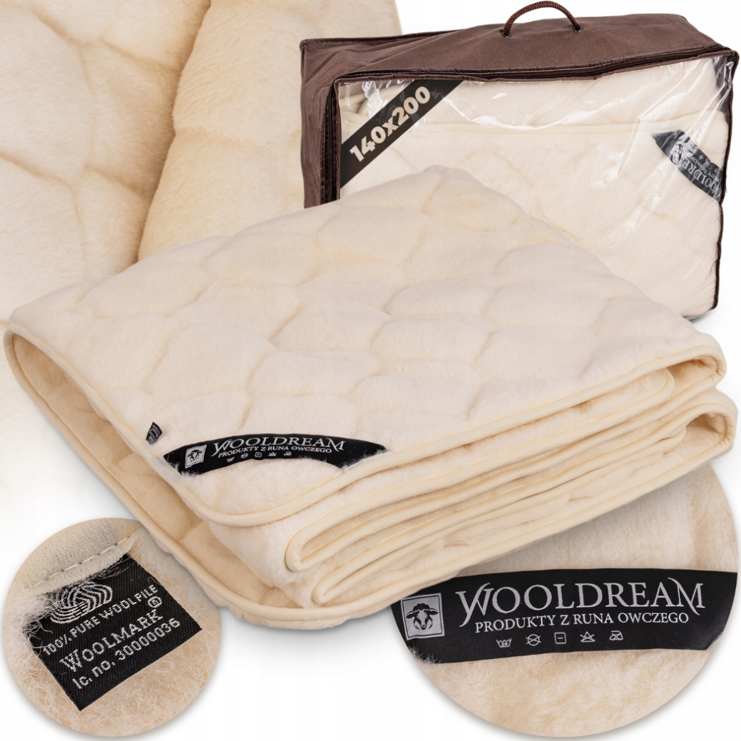 Vlnená Prikrývka Kašmír Celoročná Priedušná Ľahká Teplá Posteľná Bielizeň 140x200