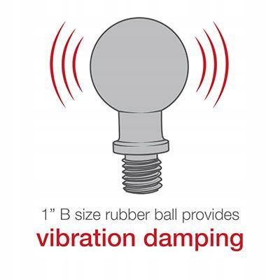 RAM Mount Adapter z Kulą w Rozmiarze B 1" Gwint M10 x 1.5 RAM-B-349-1U Producent Ram mounts