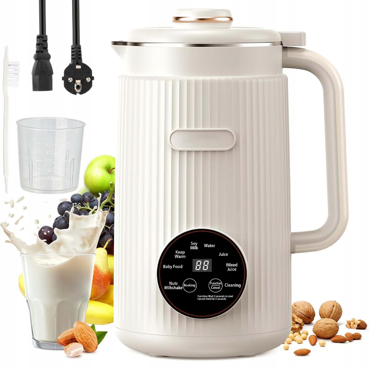 Stroj Na Sójové Mléko Rostlinný Sójový Nápoj Tofu 1200 ML 800 W Silný