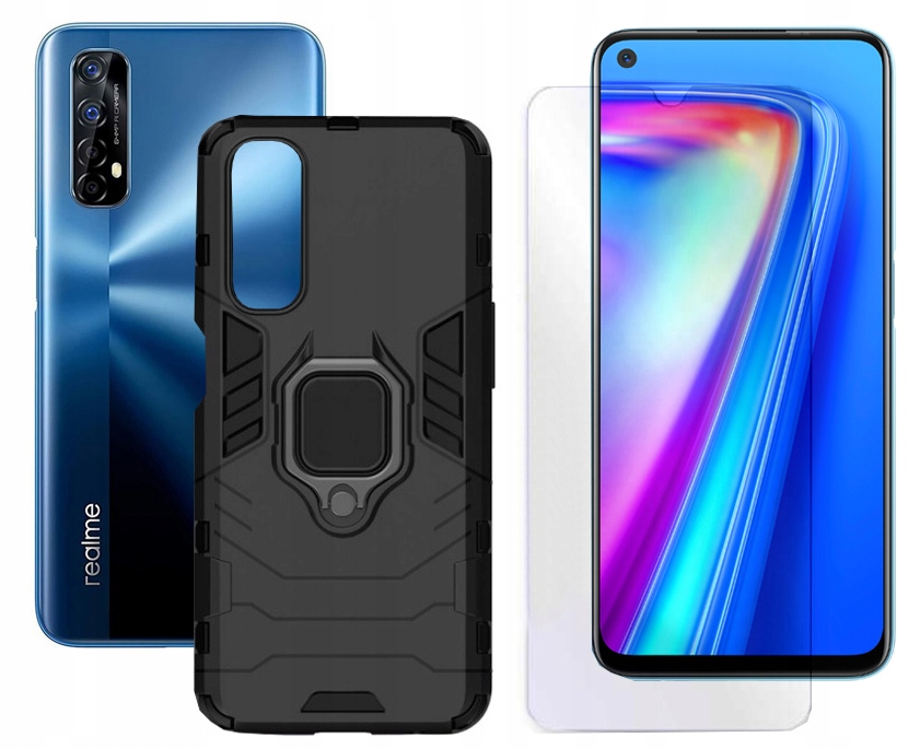 

Etui Ring Armor do Realme 7 RMX2155 +szkło