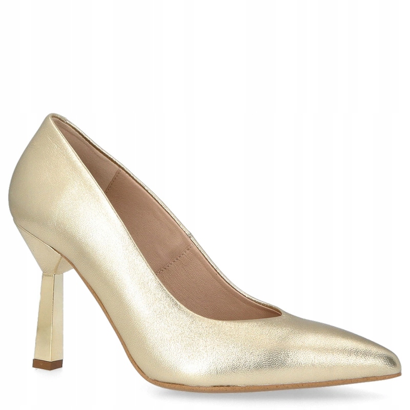 Špendlíky s kontrastním podpatkem Kotyl 8509 Zlaté 40