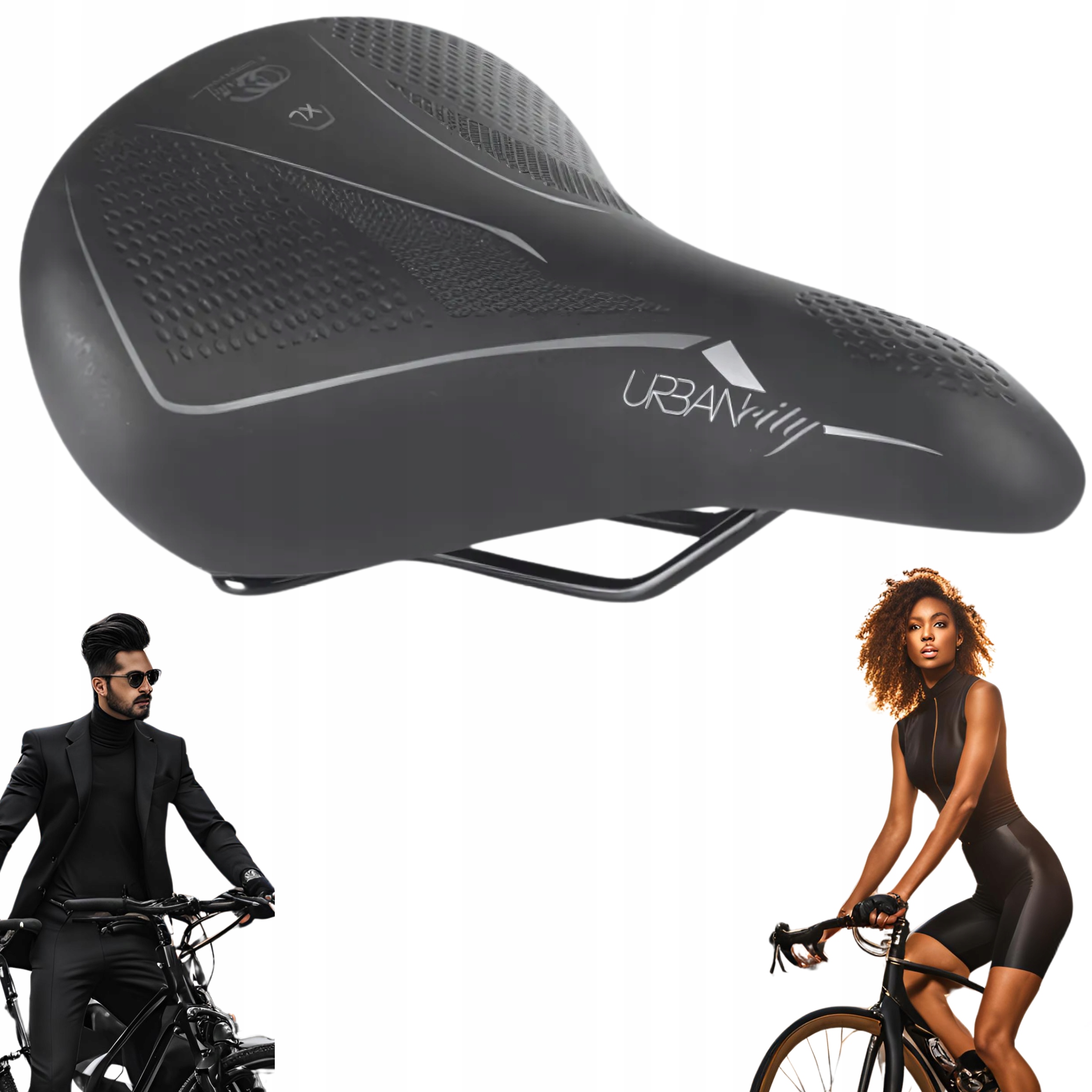 Siodełko rowerowe Selle Bassano XL City Wygoda i amortyzacja na sprężynach