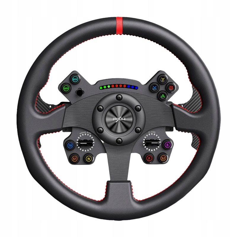 Pxn Wcs R2 Kierownica 330mm Skórzana Gamingowa Wyścigowa SimRacing Pc Usb