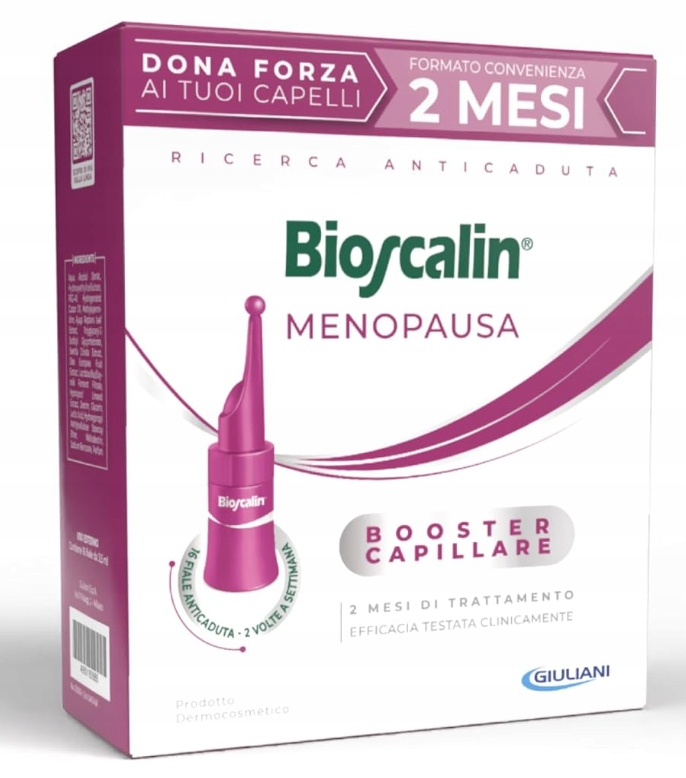 Bioscalin Menopausa ampułki przeciw wypadaniu włosów