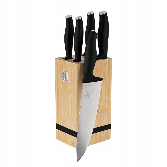 Nože v bloku stojanu Berlinger Haus Matte Black BH-2971