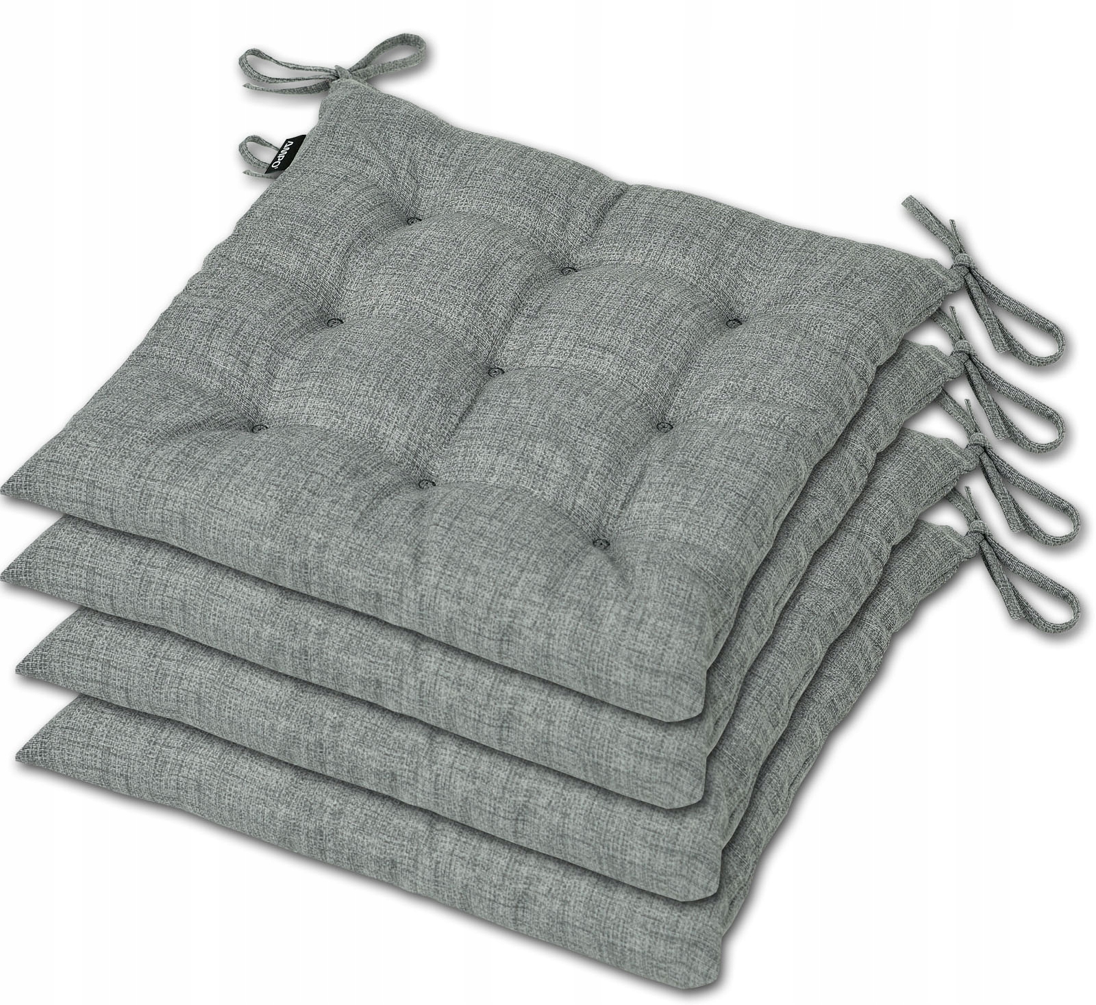 Sada Polštářů Na Křeslo 35x35 s vázáním, 4 ks