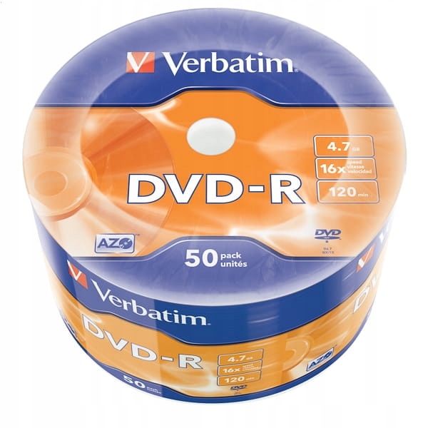 Verbatim Dvd-r 4,7 Gb 16X (50 szt.)-Zdjęcie-0
