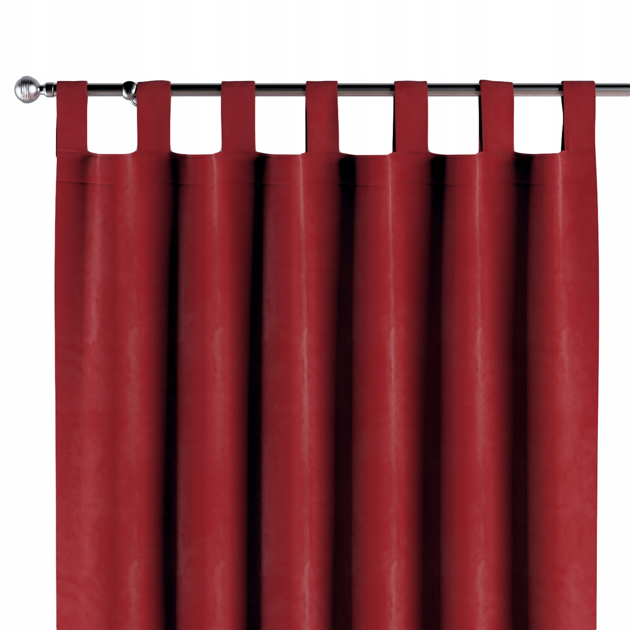 Záves na traky 1 ks 130x245 cm červený