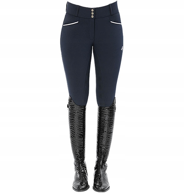 Bryczesy Spooks Ricarda Full Grip High Waist kolor navy S 36