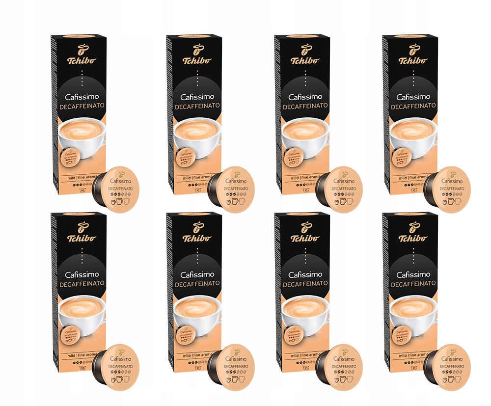 Kawa kapsułki Tchibo Cafissimo Decaffeinated Bezkofeinowa MIld 80 szt.