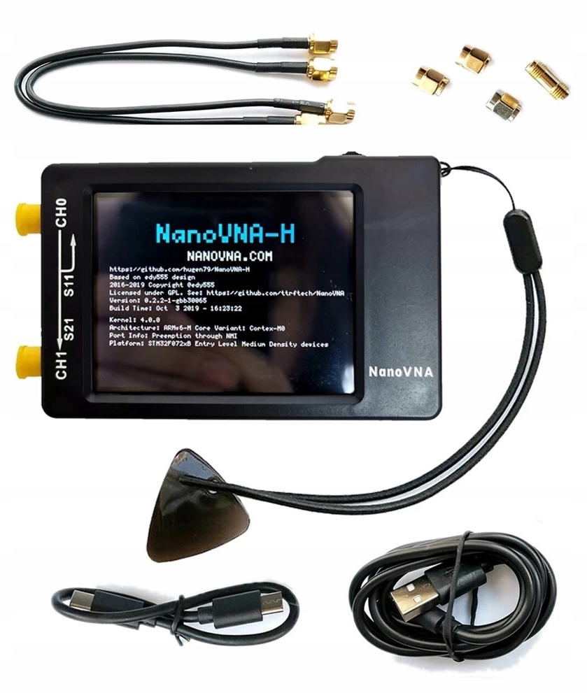 NanoVNA-H przenośny analizator sieci wektorowych 10 kHz 1.5 GHz Zeenko