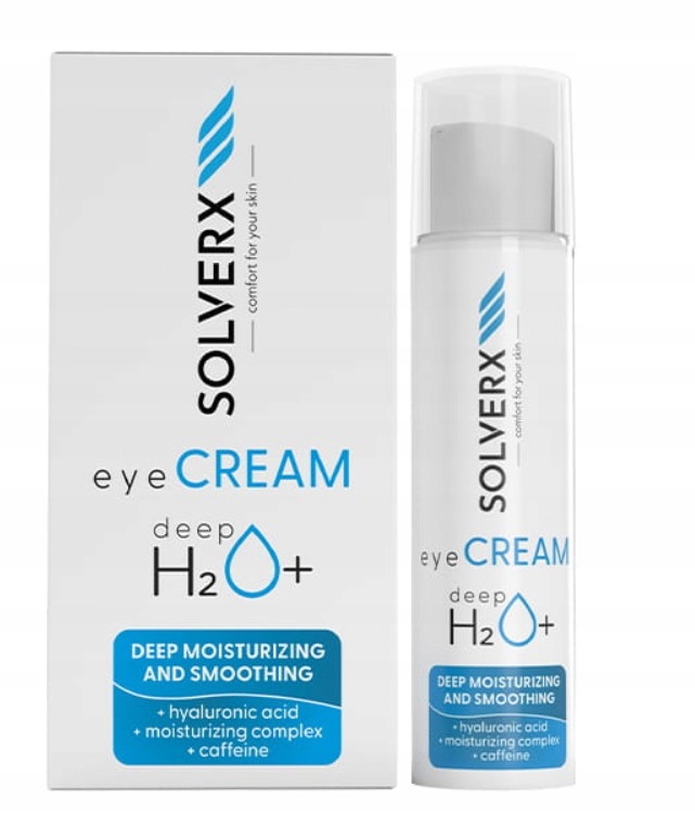 Solverx DEEPH2O+ lekki krem pod oczy nawilża ujędrnia wygładza 15 ml