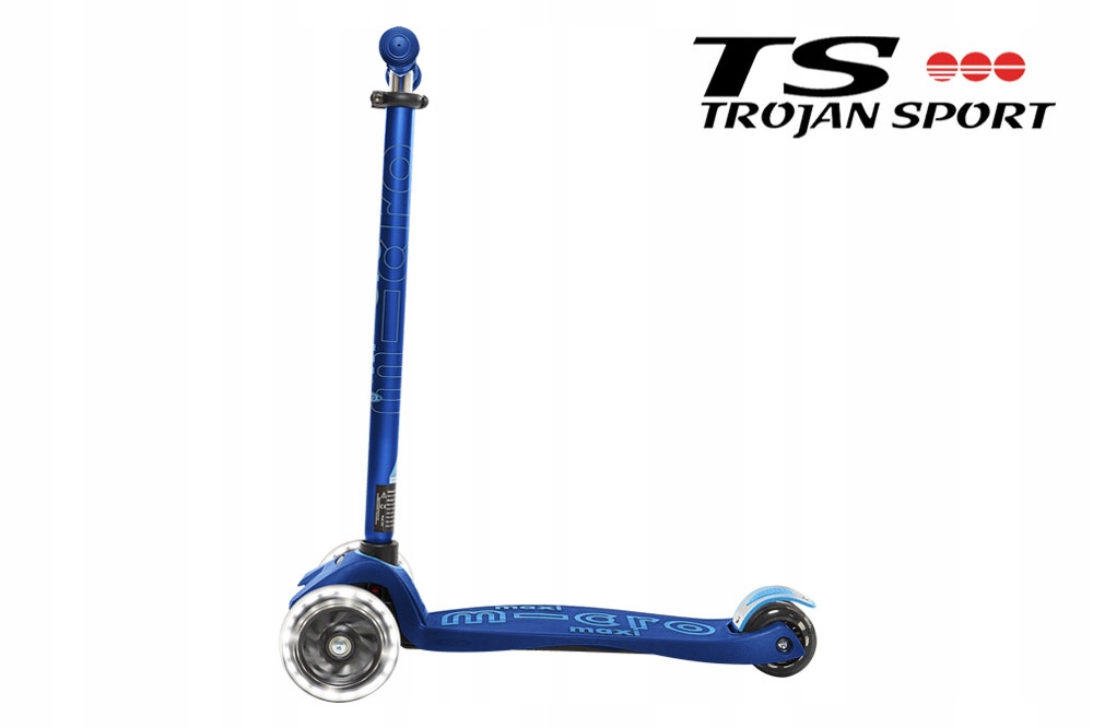 HULAJNOGA MAXI MICRO DELUXE LED NAVY BLUE MMD083 Kolor Niebieski