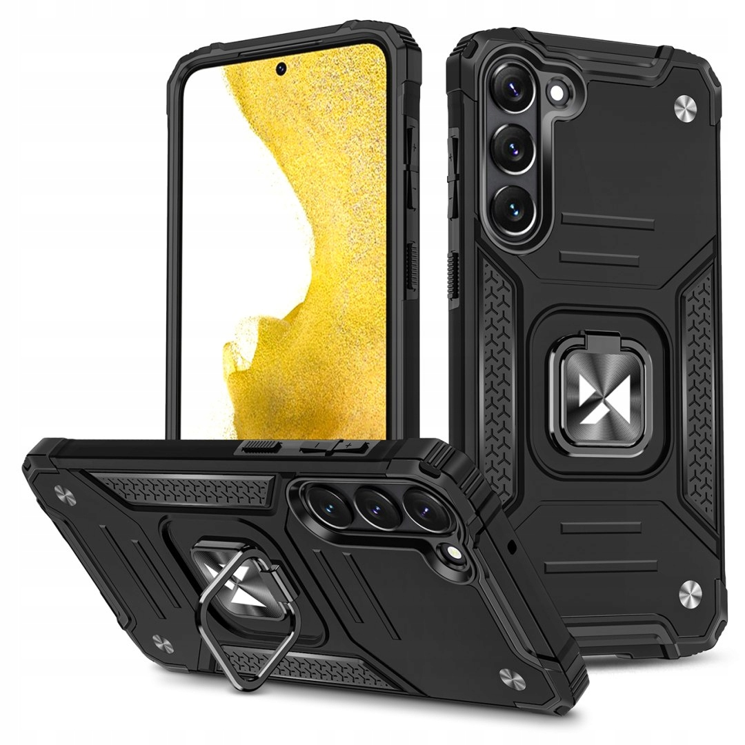 Etui pancerny pokrowiec do Samsung Galaxy S23 uchwyt magnetyczny Ring Armor